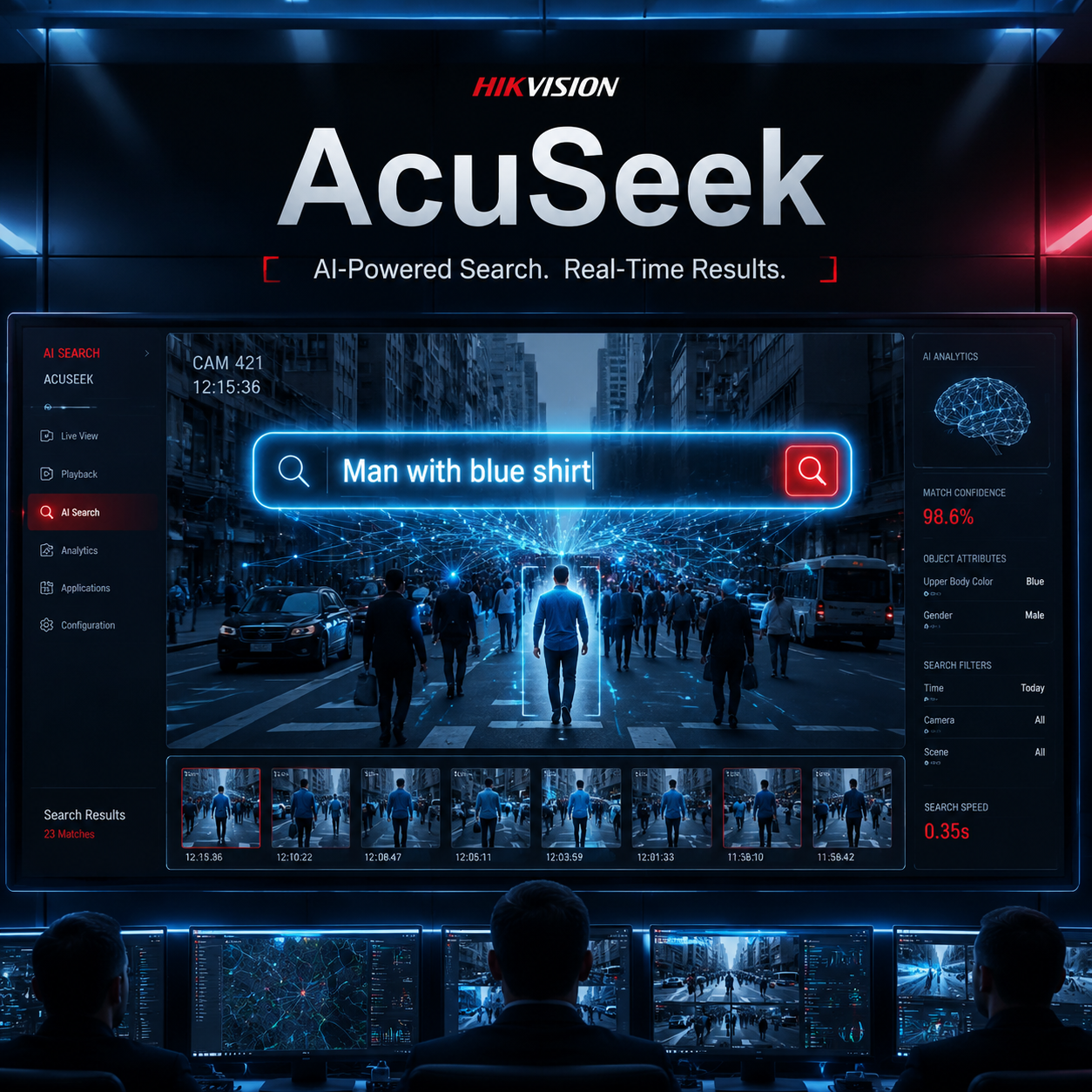 فناوری AcuSeek هایک ویژن برای جستجوی هوشمند ویدئو