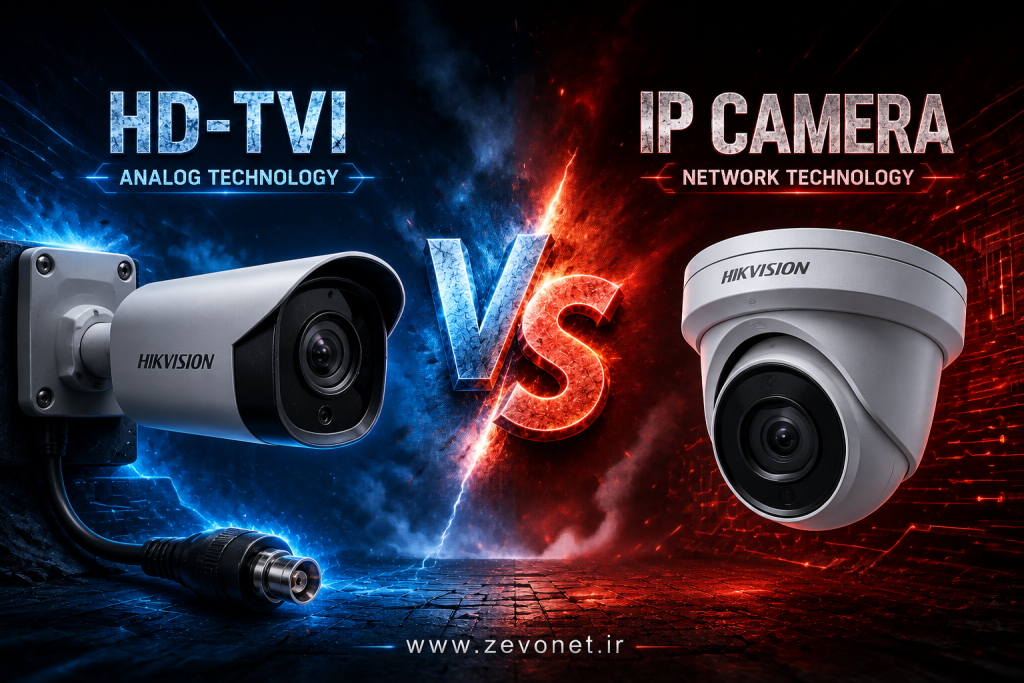 تفاوت دوربین HD-TVI و IP